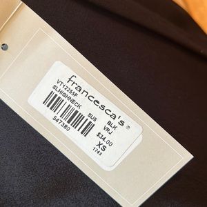 NWT, Blue Rain from Francesca’s Tank, XS, Viscose/Rayon Blend